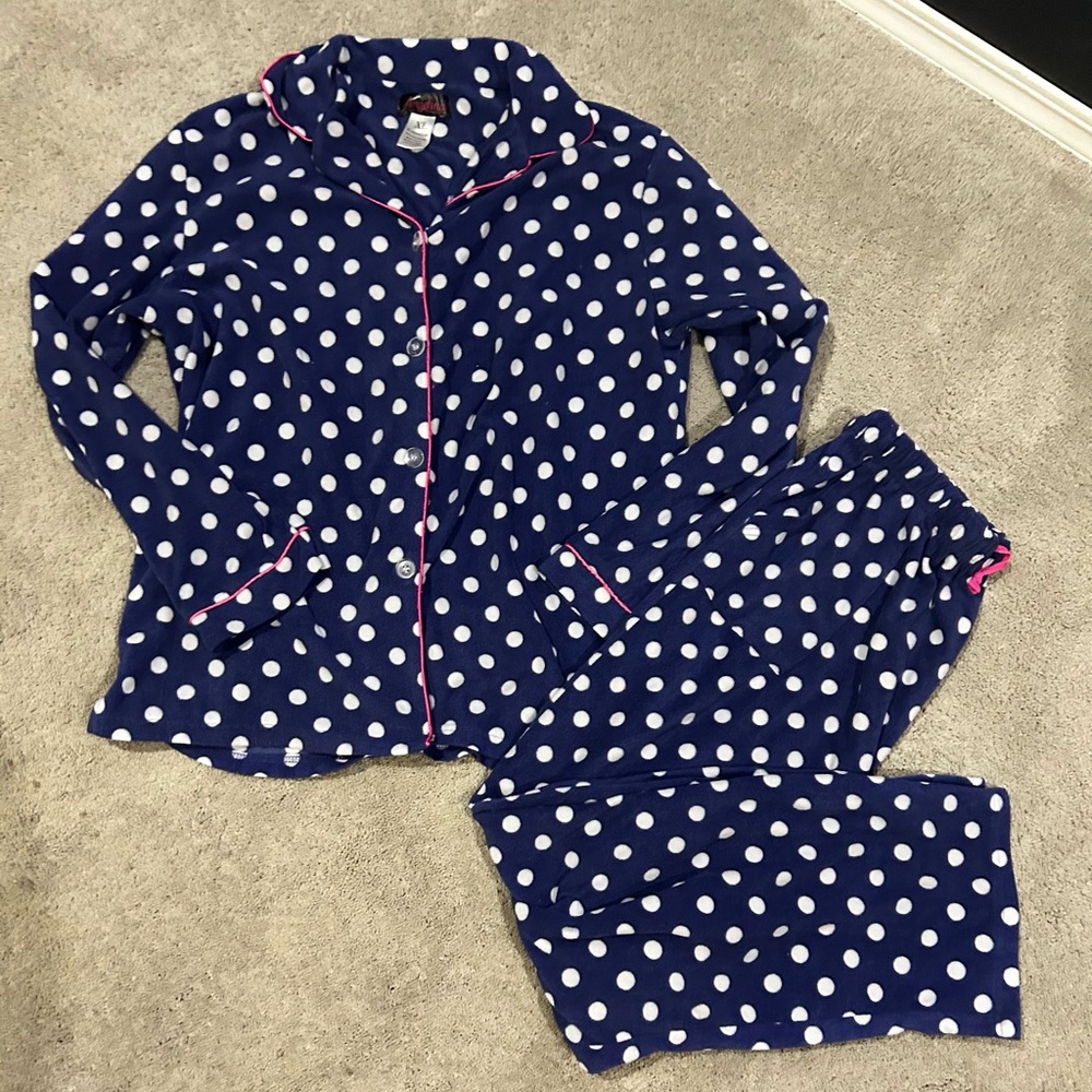 NWOT Polka Dot Fleece Pajamas